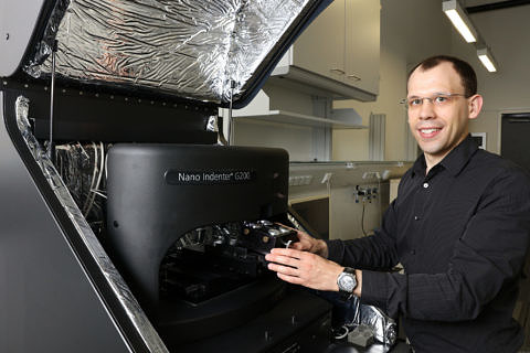 PD Dr. Benoit Merle, Chair of Materials Science I (General Material Properties). (Image: FAU/Kurt Fuchs)